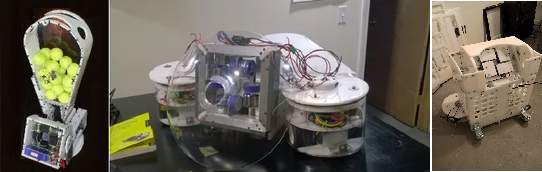 Three early BallBOPPer prototypes